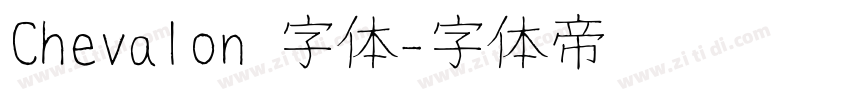 Chevalon 字体字体转换